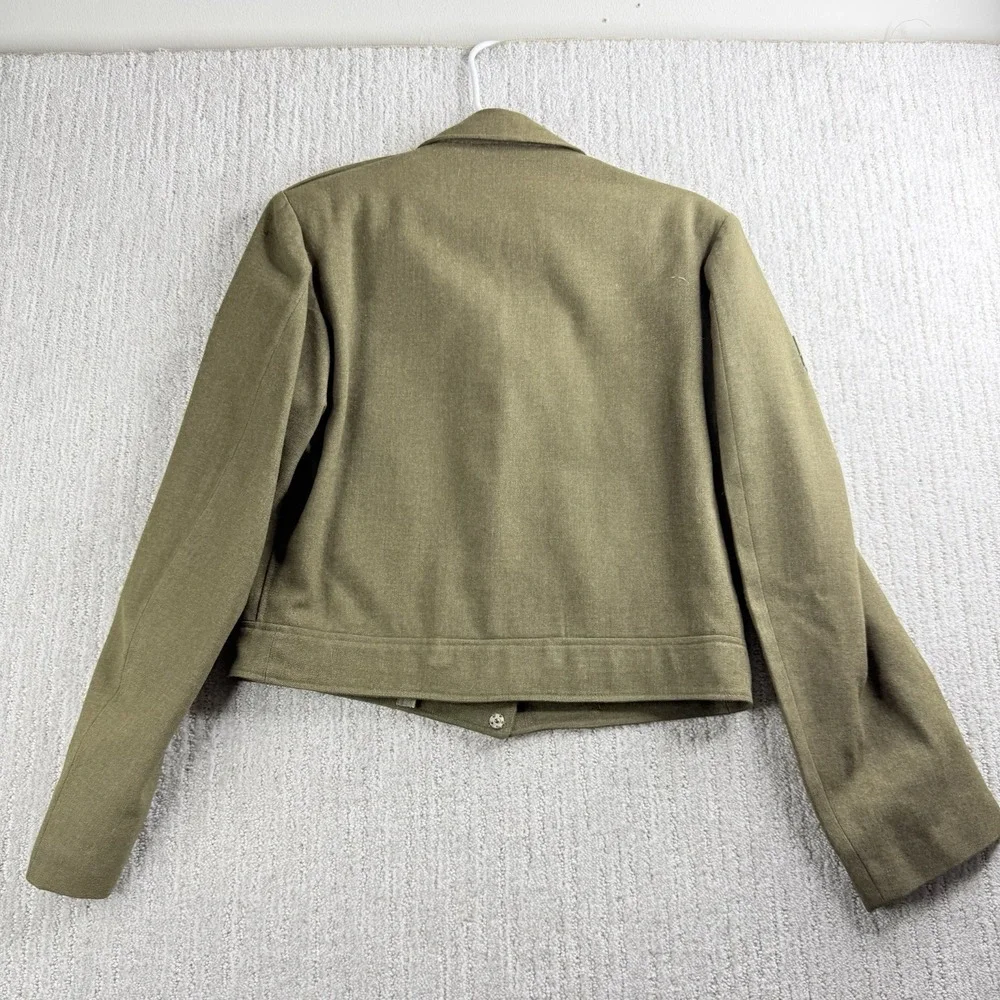 Vintage M-1950 US Army Ike Jacket Men's 40 L Wool OD WWII Korean War